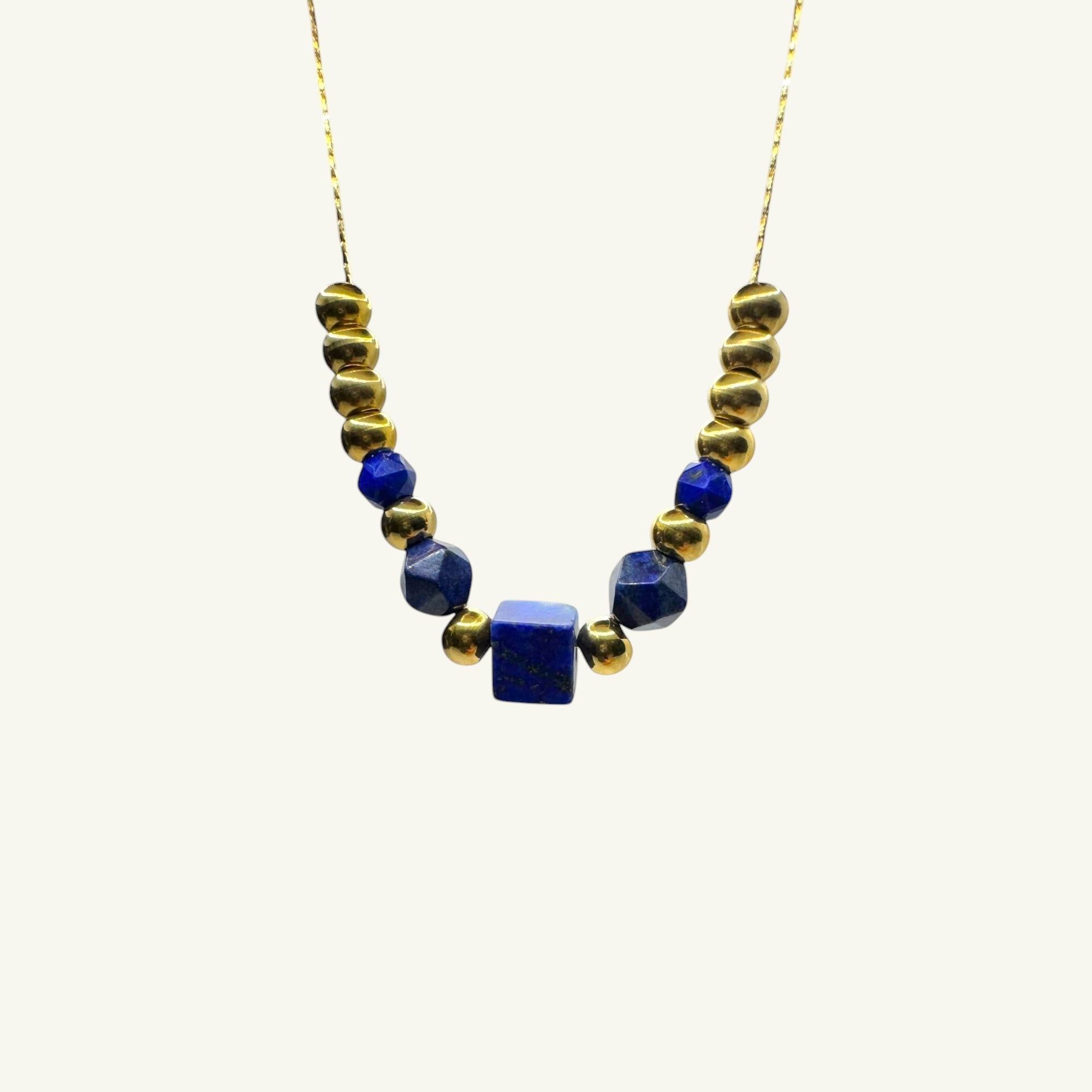 Collana lapis gold Sharifa Crystals